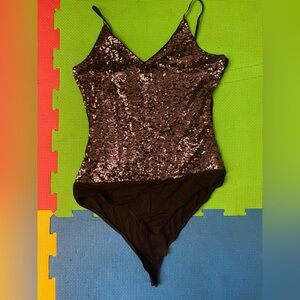 Bodysuit to party. Black. Tally Weijl. Medium.
